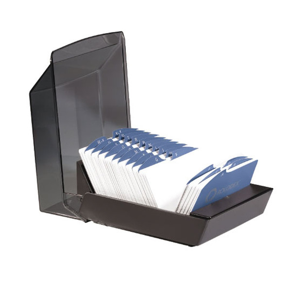 Rolodex Covered tray 3 X 5 business card holder