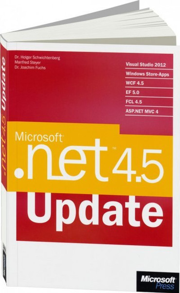 Microsoft .NET 4.5 Update 407pages German software manual