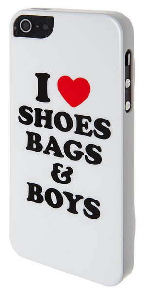 Skill Fwd I love shoes, bags & boys Cover case Белый