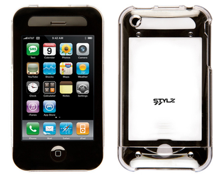 Stylz Body Armor iPhone 3G, Transparent Transparent