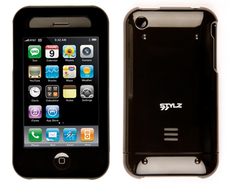 Stylz Body Armor iPhone 3G, Black Schwarz