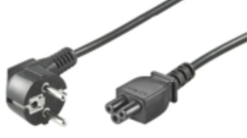 Microconnect PE010805 0.5м CEE7/7 Schuko Разъем C15 Черный кабель питания
