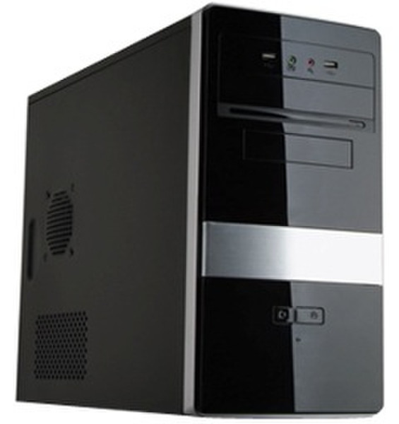 HKC 4674GD Micro-Tower 450W Schwarz Computer-Gehäuse