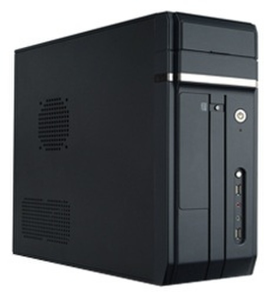 HKC S005ND Micro-Tower 450W Schwarz Computer-Gehäuse