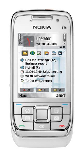 Nokia E66 White smartphone