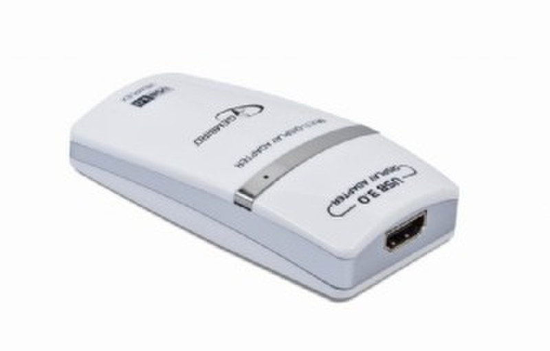 Gembird A-USB3-HDMI USB HDMI Weiß Kabelschnittstellen-/adapter