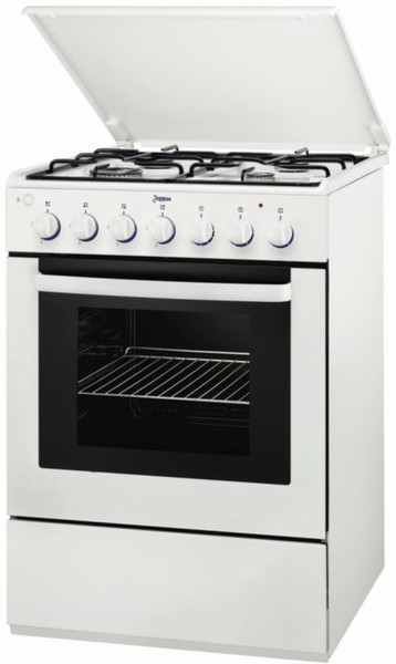 Zoppas PCG 660 NW Freestanding Gas hob A White