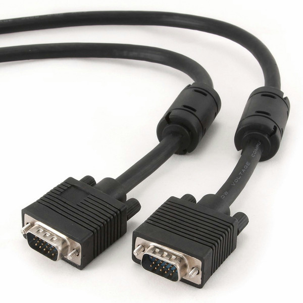 Gembird CC-PPVGA-10M-B 10m VGA (D-Sub) VGA (D-Sub) Black VGA cable