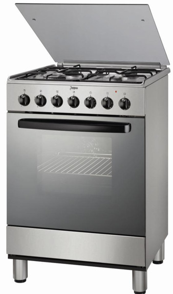 Zoppas PCG 661 MX Freestanding Gas hob A Stainless steel