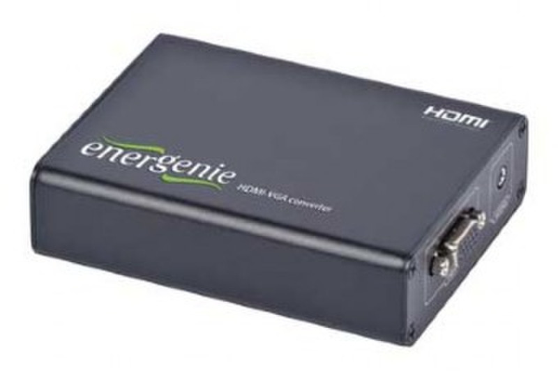 Gembird DSC-HDMI-VGA HDMI VGA + 3.5 Черный кабельный разъем/переходник