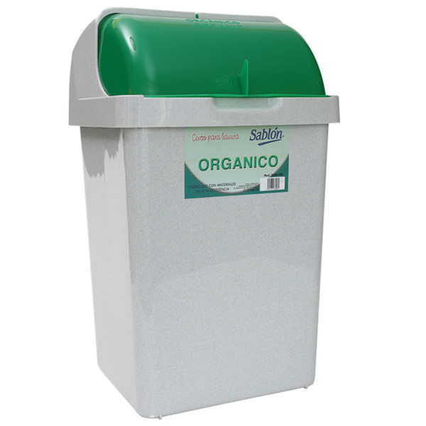 Azor 8046OR 25L Green,Grey waste basket