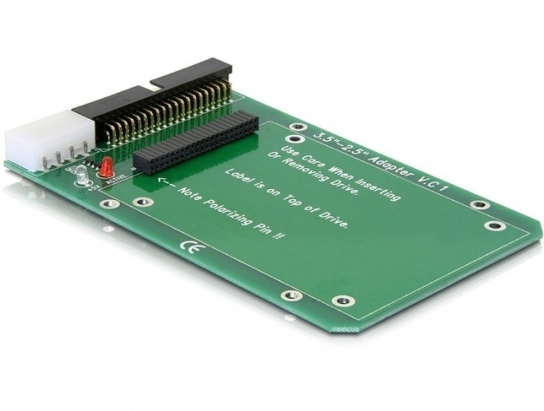 DeLOCK Mounting 3,5” IDE 40pin > 2,5” HDD IDE 44pin interface cards/adapter