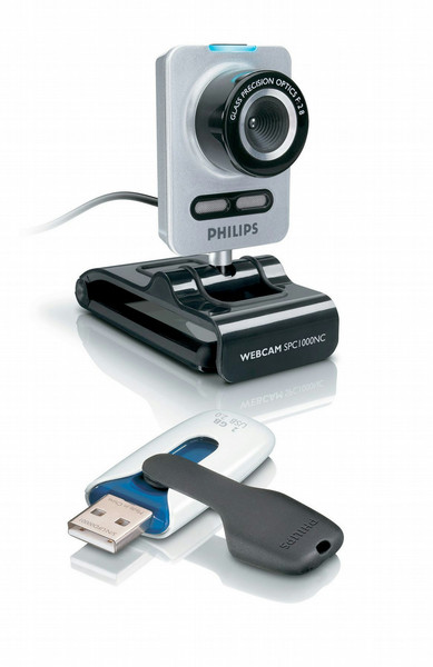 Philips SPC1001NC/00 1.3МП USB 2.0 Черный, Cеребряный вебкамера