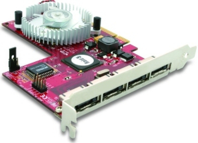 DeLOCK Raid 5 PCI Express x8 SATA II > 4 x eSATA Schnittstellenkarte/Adapter