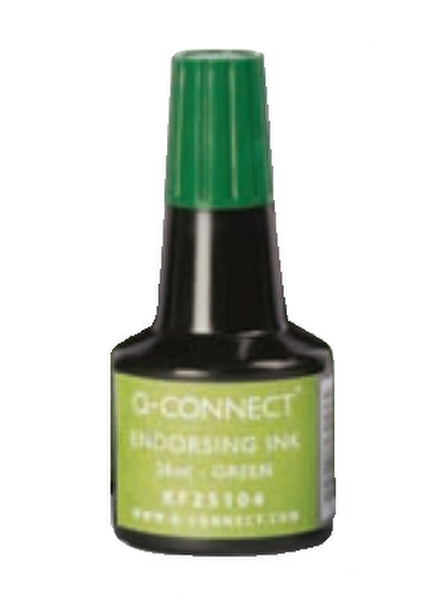 Q-CONNECT KF25104 28мл Зеленый чернила