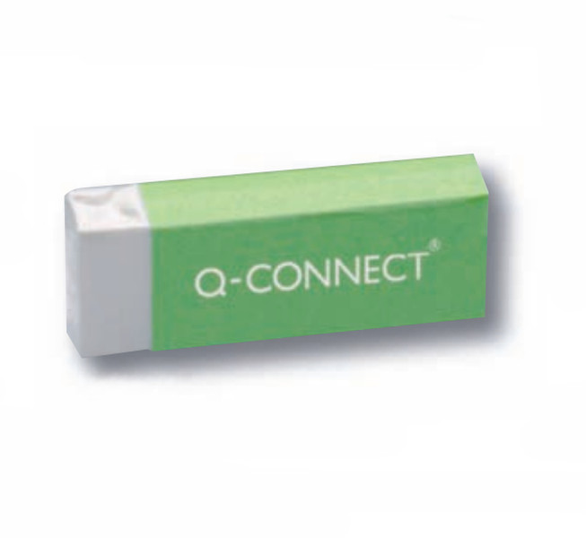 Q-CONNECT KF00236 Пластик, Прорезиненный Белый 20шт ластик