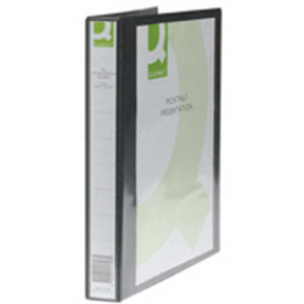 Q-CONNECT KF01328 Black ring binder