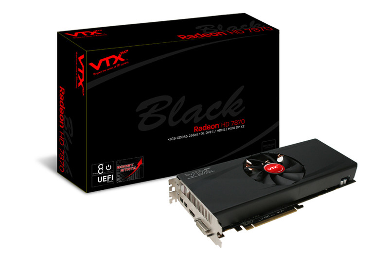 VTX3D VX7870 2GBD5-2DHV3E Radeon HD7870 2ГБ GDDR5 видеокарта