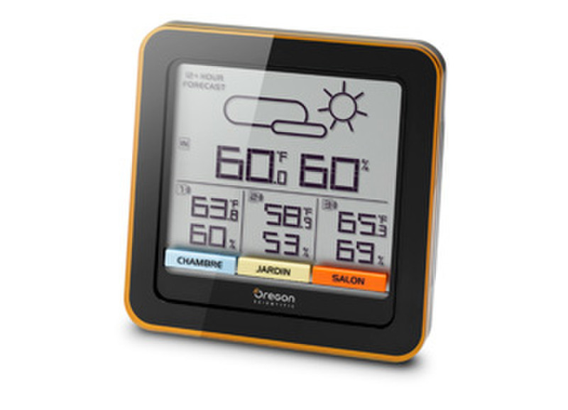 Oregon Scientific RAR501N Black,Orange,White weather station