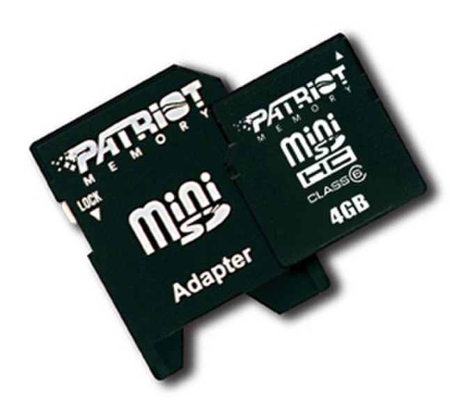Patriot Memory 4GB miniSDHC Class 6 4GB MiniSD Speicherkarte