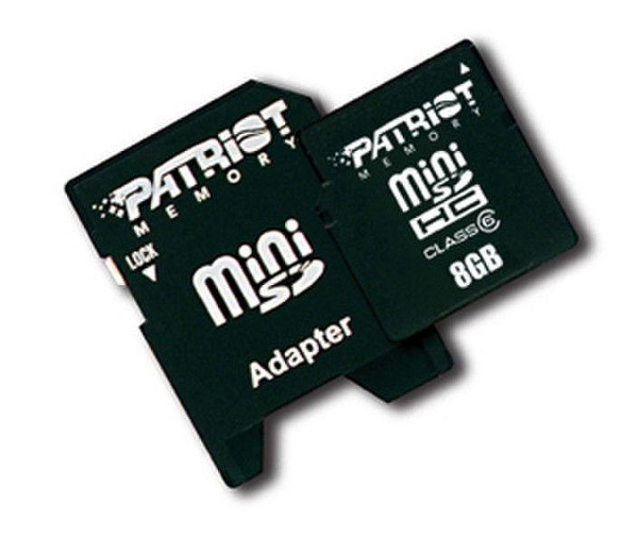 Patriot Memory 8GB miniSDHC Class 6 8ГБ MiniSD карта памяти