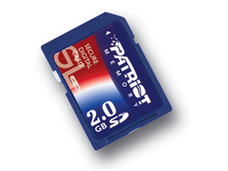 Patriot Memory 2GB, Secure Digital 2ГБ SD карта памяти