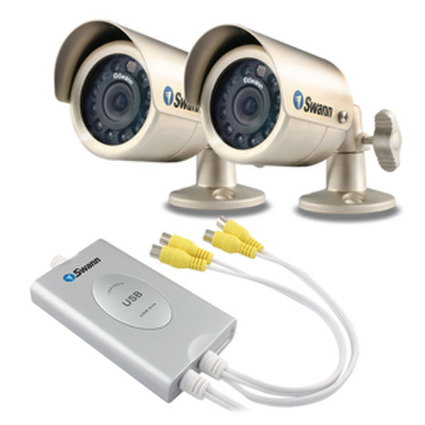 Swann DVR Guardian Security Kit - USB Digital Video Recorder and 2 x O