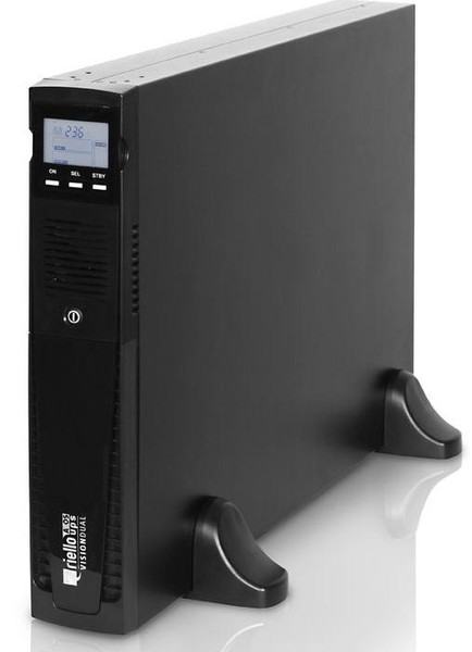 Riello Vision Dual 2200 2200VA 9AC outlet(s) Rackmount/Tower Black uninterruptible power supply (UPS)
