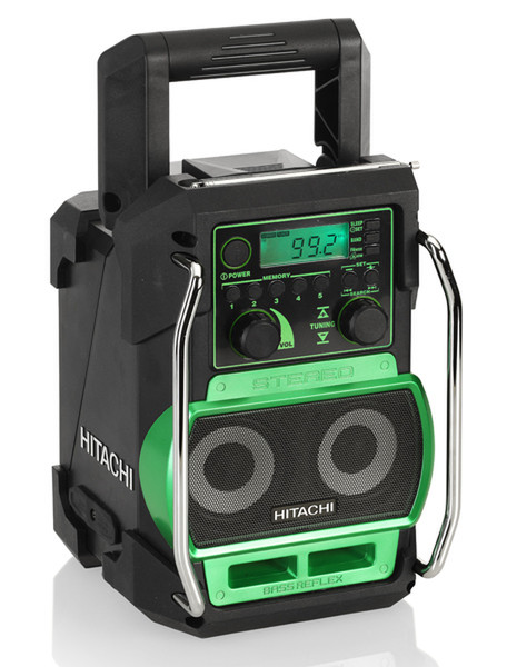 Hitachi UR18DSL Portable Digital Black,Green radio