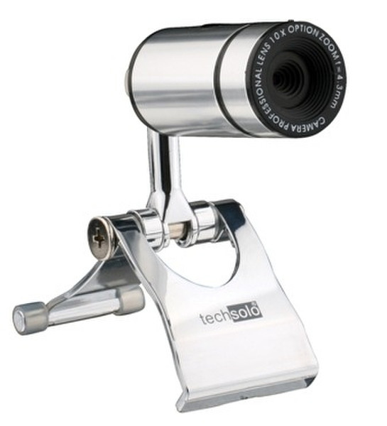 Techsolo TCA-4880 USB Webcam 1.3MP 1280 x 960Pixel Silber Webcam