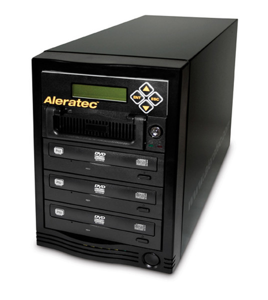 Aleratec 260152 Copy Tower Pro HS CD/DVD Duplicator - Standalone CD/DVD Eingebaut Schwarz Optisches Laufwerk