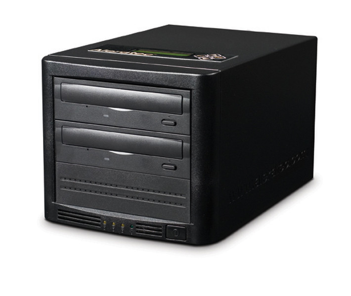 Aleratec 260156 DVD/CD COPY CRUISER PRO HLS - DVD/CD Stand Alone Duplicator Featuring Lightscribe Technology Black optical disc drive