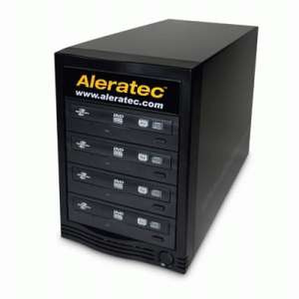 Aleratec 260160 1:4 HLS CD/DVD Duplicator with LightScribe Internal Black optical disc drive