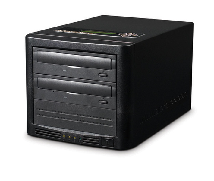Aleratec 260157 Copy Cruiser Pro HLX CD/DVD Duplicator Black optical disc drive