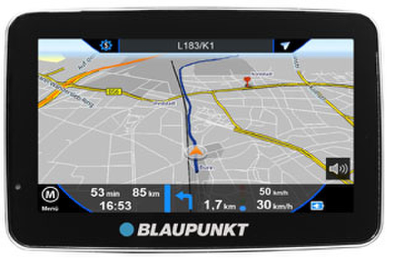 Blaupunkt Travel Pilot 70 LMU Фиксированный 7" Сенсорный экран Черный