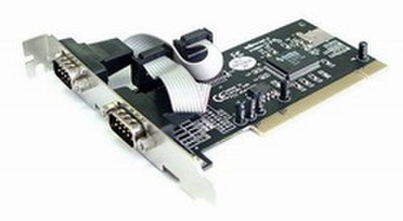 ST Lab 2-port Serial PCI Card Schnittstellenkarte/Adapter