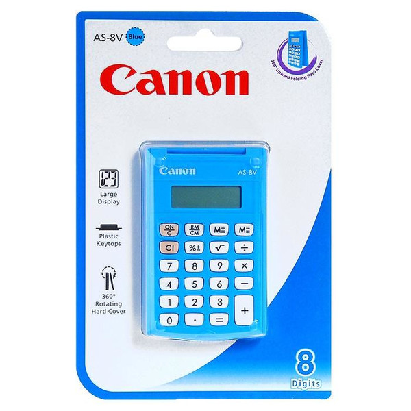 Canon AS-8 Карман Basic calculator Синий