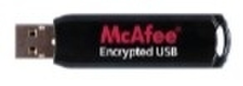 McAfee Encrypted Standard Driverless 1ГБ USB 2.0 Серый USB флеш накопитель