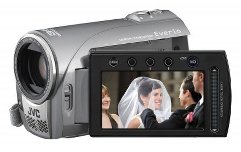 JVC GZ-MS100 0.8MP CCD Grey hand-held camcorder