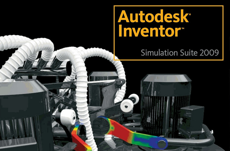 Autodesk Inventor Simulation Suite 2009, Complete package, 1 user, with BOX, German