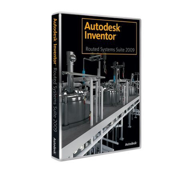 Autodesk Inventor Routed System Suite 2009, Complete package, with BOX, 1 user, German