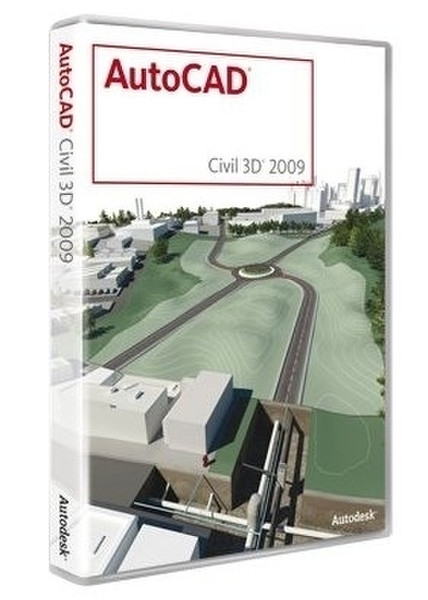 Autodesk AutoCAD Civil 3D 2009, Complete Package, Network Legacy License, German