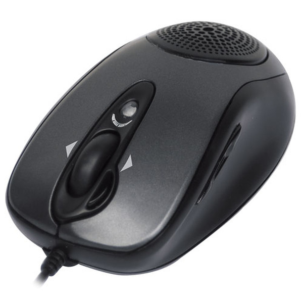 A4Tech 4x3Fire HandDry Gaming Mouse USB Optisch 2000DPI Schwarz Maus