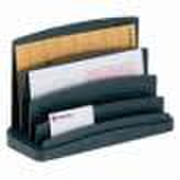 Rexel Agenda2 Stationery Sorter Charcoal desk tray