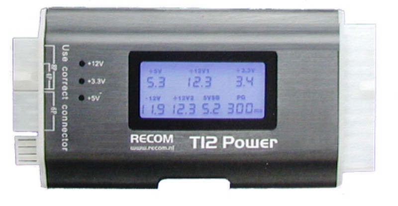 Recom T12 Power Tester Grau Batterietester