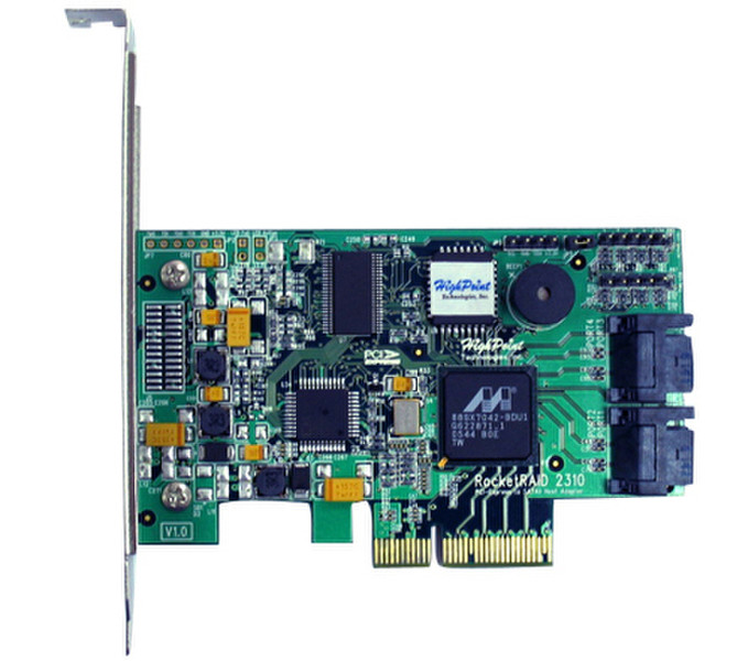 Highpoint RocketRAID 2310 Host Adapter SATA Schnittstellenkarte/Adapter