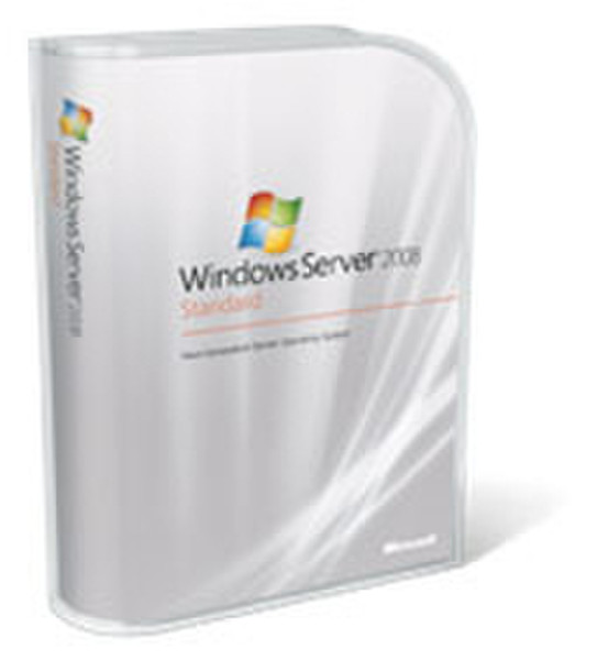 Microsoft Windows Server Standard 2008, 32-bit/x64, DVD, 5Clt, IT