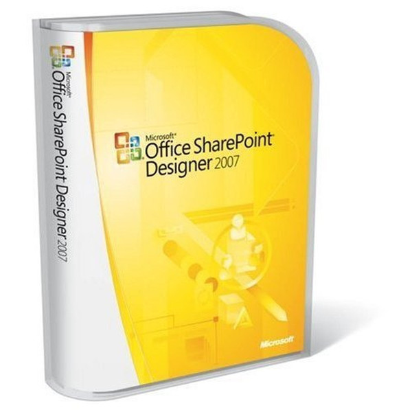 Microsoft Office SharePoint Designer 2007 - Complete package - 1 PC - CD - Win - Italian Voll 1Benutzer Italienisch
