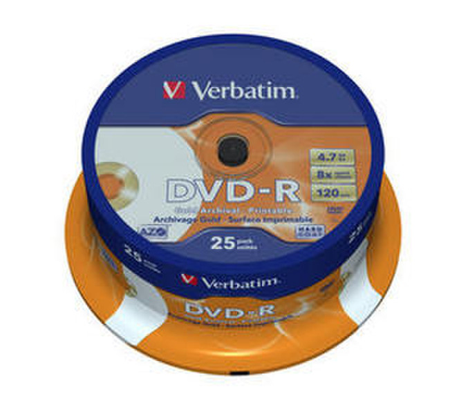 Verbatim DVD-R Archival Grade 4.7ГБ DVD-R 25шт