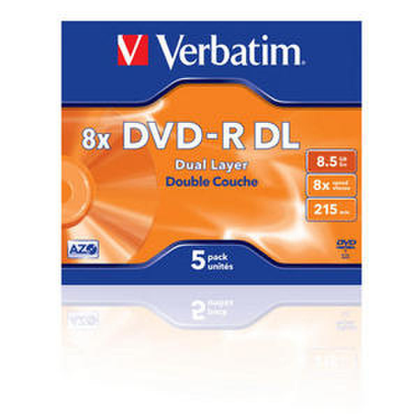 Verbatim DVD-R Dual Layer 8x 8.5GB DVD-R 5pc(s)